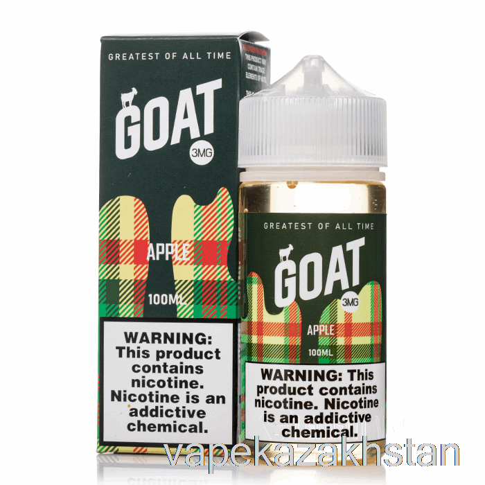 Vape Kazakhstan Apple - Goat E-Liquid - 100mL 3mg